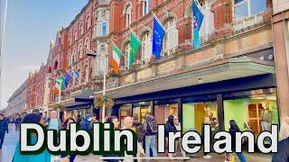 Dublin Ireland in 4k UHD 60FPS | Dublin City centre walking tour October 2024 |The Capital of Pubs