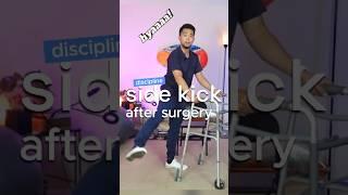 Side Kicks for Hip Replacement Exercises