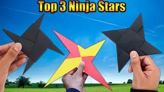 Top 03 Easy Origami Ninja Star | HOW TO FOLD | Easy Origami Paper Ninja Star Shuriken