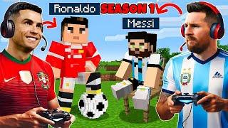 Ronaldo and Messi Playing Minecraft (FULL SEASON 1)