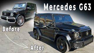 INSTALLING BRABUS BODYKIT ON 2024 MERCEDES G63 AMG INSANE TRANSFORMATION