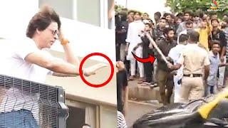 SRK's Eid Celebration Gone Wrong? | Police Charge at Fans during Celebrations