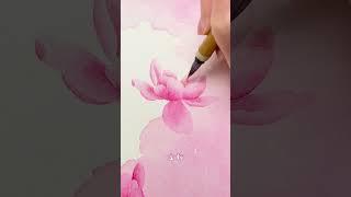 Expressive watercolor freehand brushwork | Eastern Aesthetics