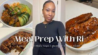 MEAL PREP WITH RI || 3 QUICK, EASY & DELICIOUS RECIPES || GROCERY LIST & RECIPES INCLUDED