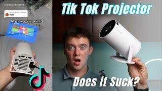 Viral Tik Tok Mini Projector does it suck? HY300 Pro Review