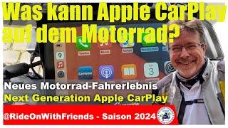 Was kann das neueste Apple Carplay auf dem Motorrad? Neues Fahrerlebnis?