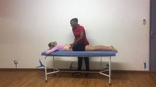 Lumbar spine examination