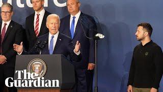 Joe Biden mistakenly refers to Zelenskiy as Putin before correcting himself