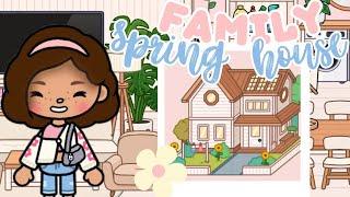 Spring Family House [aesthetic house design] in Toca Life World 