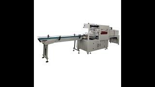 Automatic double decks maxi roll paper shrink packing machine