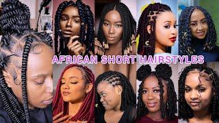 Latest African Short Braids Hairstyles For Women | Cool African Short Braids Hairstyle This Season