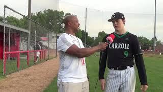 Southlake Carroll P Owen Proksche Throws a Combined No hitter in the Dragons 9-0 win vs Marcus