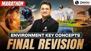 Final Revision Of ENVIRONMENT  || UPSC Prelims 2025