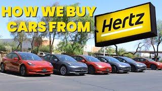 Our Process For Buying Cars In Bulk From Hertz | Tips & Tricks