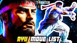 RYU MOVE LIST - Street Fighter 6 (SF6)