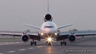 [FULL HD] Lufthansa Cargo MD-11F landing Barcelona-El Prat