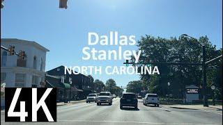 Road Tour Drive of Dallas, NC to Stanley, NC - E Trade St & Dallas Stanley Hwy