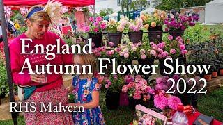 Autumn Flower Show, Malvern England, RHS, Garden ideas, Dahlia, Lily, Aster, Sage, bulbs