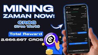 Cara Mining & Staking Coin Cros Dengan Mudah