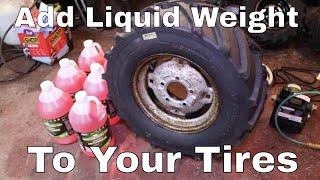 Adding Weight to Your Garden Tractor Tires | How to Add Liquid Ballast Lawn & Garden Tractor Tires