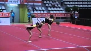 Campeonato de España Gimnasia Acrobatica 2014 Vigo   WG ALV COMB MENCIA MARQUEZ AROA GOMEZ SERENA BE