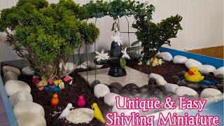 Mahashivratri Special|| DIY How to Make Simple & Beautiful Miniature Shivling Garden||Easy Miniature