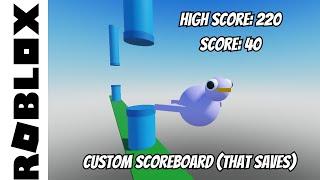 How to Make a Custom Savable Leaderboard in Roblox Studio