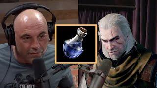 "Potions are NOT STEROIDS" - Geralt of Rivia on Joe Rogan (AI)