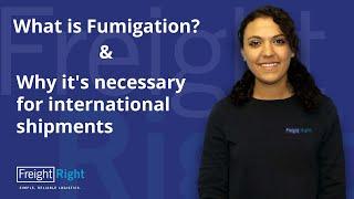 Freight Right Knowledge Base | Fumigation & Heat Treatment