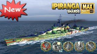 NUEVO acorazado Ipiranga en el mapa Shards - World of Warships