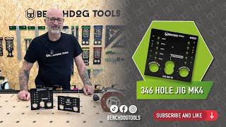 The Benchdog Tools 346 Quad Hole Jig Demonstration.