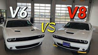 Is the Challenger SXT V6 actually better than the V8 Challenger RT?  Surprising!!