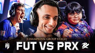 TRUST IN DAVID! | FNS Reacts to Paper Rex vs FUT Esports (Valorant Champions 2024)