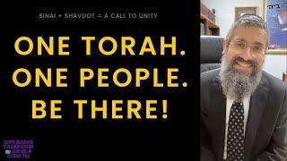 Sinai + Shavuot = a Call to Unity