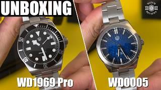 Watchdives WD0005 & WD1969 Pro Unboxing