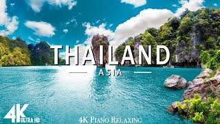 FLYING OVER THAILAND (4K UHD) - Relaxing Music Along With Beautiful Nature Videos - 4K Video HD