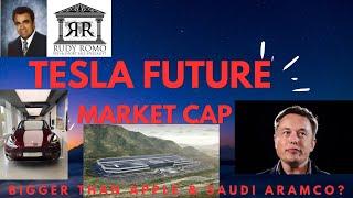 TESLA-BIGGER MARKET CAP THAN APPLE & SAUDI ARAMCO?