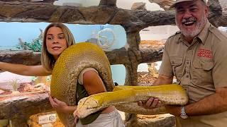 FACE TO FACE WITH A GIANT SNAKE