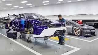 Inside US Elite Factory Producing Powerful Ford Mustang GT3 - Production Line