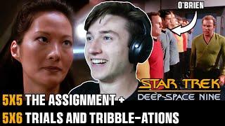 STAR TREK DS9 The Assignment + Trials and Tribble-ations 5x5/5x6 REACTION | FIRST TIME WATCHING!!