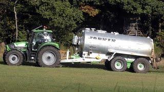 Joskin Modulo 2 + Deutz Fahr 6210 C Shift bei der Gülle Ausbringung