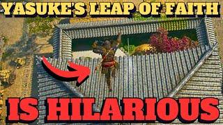 Yasuke's Leap of Faith in Assassins Creed Shadows is HILARIOUS!