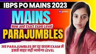 IBPS PO Mains 2023 || New and Exact Exam Level Parajumbles || Parajumbles Mains By Shefa Ma'am