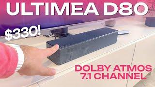 ULTIMEA Poseidon D80 SOUNDBAR REVIEW: Best Budget Dolby Atmos 7.1 Soundbar for 2024?