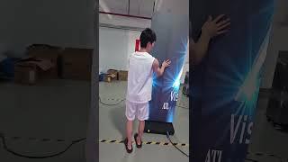 Revolutionize Your Visuals: Introducing the Fold-Out LED Video Poster! #digitalsignage #exhibition