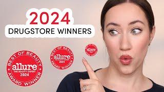 TRYING DRUGSTORE ALLURE WINNERS 2024!!!