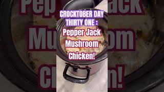 Crocktober Day Thirty One : PEPPER JACK MUSHROOM CHICKEN // Easy & Delicious Crockpot Dinner Idea!