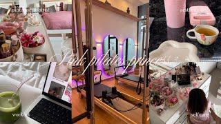 becoming a PINK PILATES PRINCESS  | wellness, workouts, aesthetic self care, pinterest girl