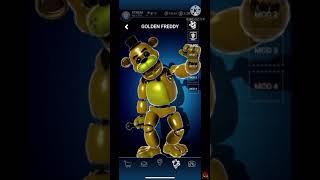 Golden Freddy in FNaF AR (Video made by Phoenix Nugget698) #Shorts