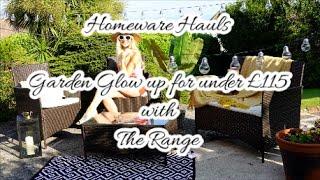 Homeware Hauls Episode 2 - Garden Glow up for under £115 with The Range